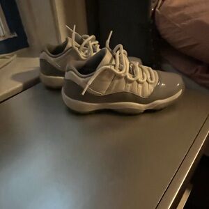 Jordan Kids White and Gray Sneakers